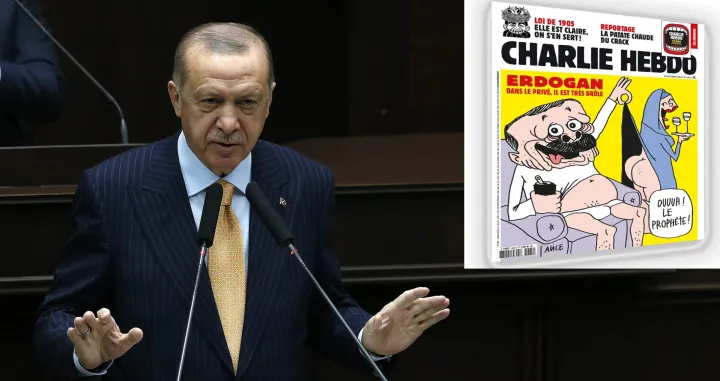 Erdogan o karikaturi na naslovnici Charlie Hebdoa: Prolazimo kroz period nepo&scaron;tovanja Poslanika Muhammeda i neprijateljstva prema islamu i muslimanima...