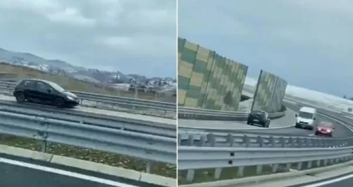 (VIDEO) Automobil se velikom brzinom kretao zaustavnom trakom u suprotnom smjeru na autoputu kod Sarajeva