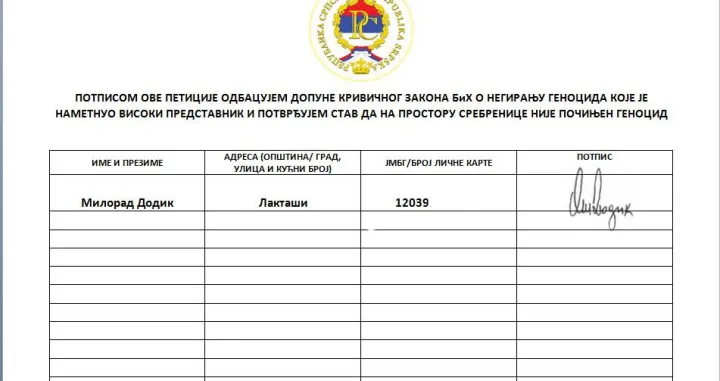 "Džaba ste krečili!" / Advokati iz RS-a kažu da Dodikova peticija nema nikakvu svrhu
