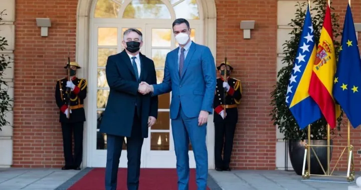 Željko Kom&scaron;ić i Pedro Sanchez/Agencije/