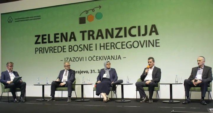 Konferencija Vanjskotrgovinske komore BiH "Zelena tranzicija privrede Bosne i Hercegovine - izazovi i očekivanja"/Senad Gubelić