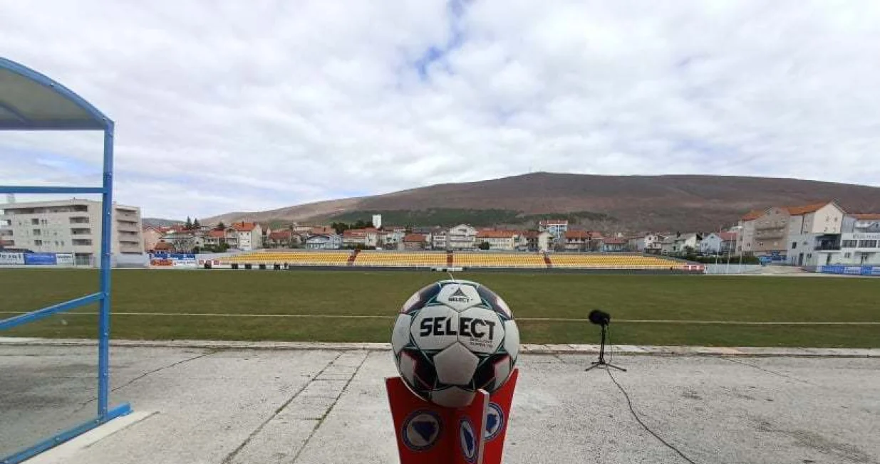 Stadion Mokri dolac uoči duela Posu&scaron;je - Željezničar, 03.04.2022.