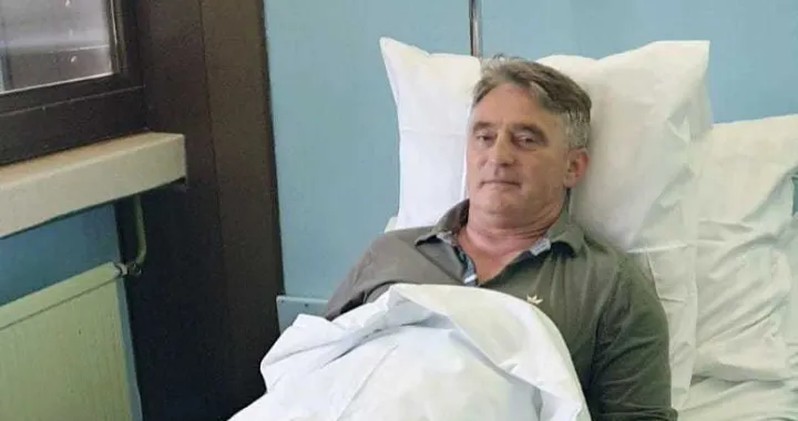 Željko Komšić poslije operacije/