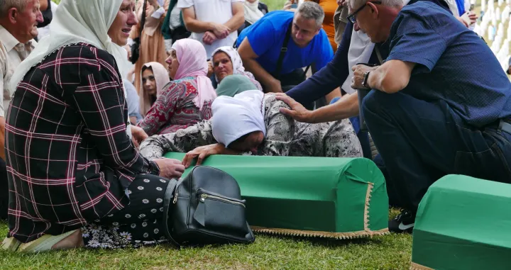26. godi&scaron;njica genocida i osamnaesta po redu kolektivna dženaza/Miten Aljić 