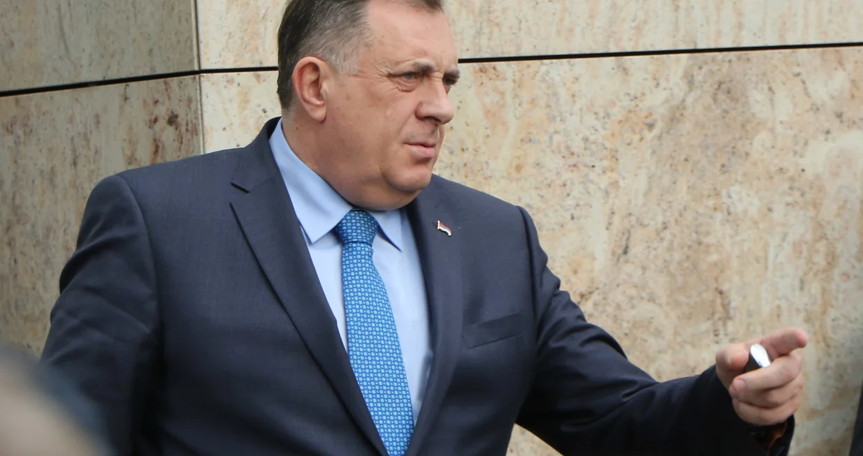 Srpski član Predsjedni&scaron;tva Bosne i Hercegovine Milorad Dodik nakon sastanka sa Josep Borrellom/Senad Gubelić