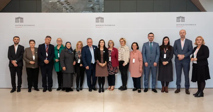 Memorijalni centar Srebrenica (Odbor za dijalog), Parlament Austrija, posjeta/Abhishek Kahlon