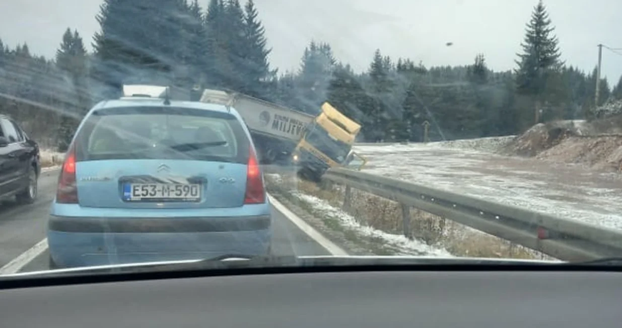 Saobraćajna nesreća na Bijambarama/