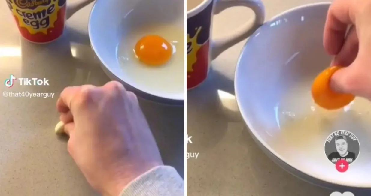 Trik za odvajanje žumanca od bjelanca/