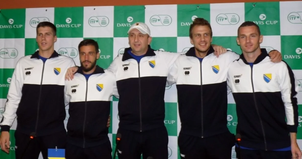 Davis cup reprezentacija BiH pred meč sa Južnom Afrikom