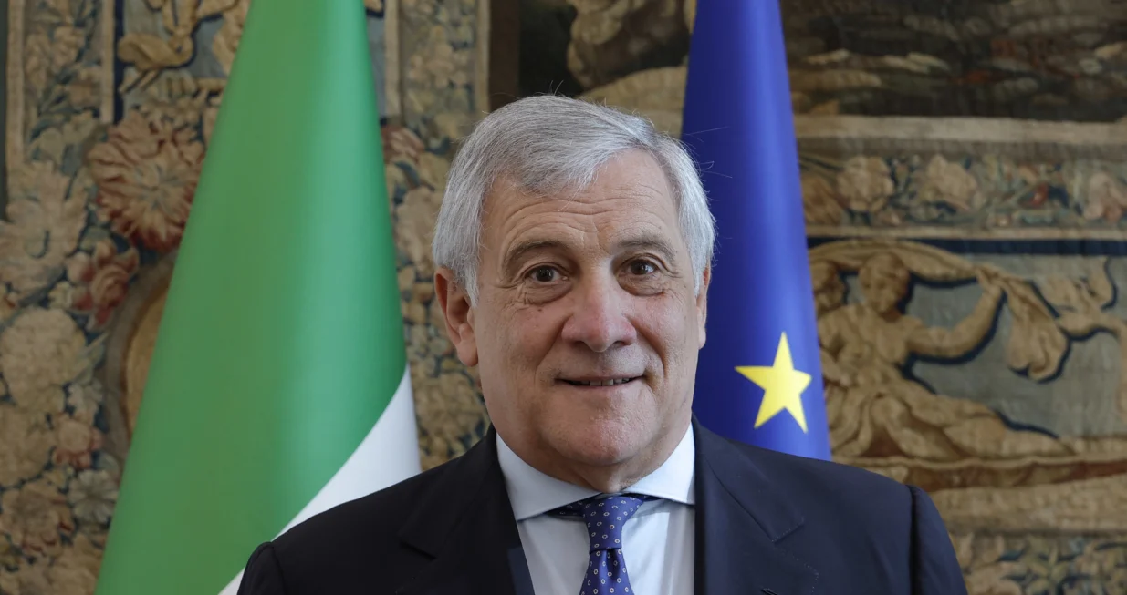 Il ministro degli Esteri Antonio Tajani alla Franesina, Roma, 28 Ottobre 2022. ANSA/GIUSEPPE LAMI/Giuseppe Lami