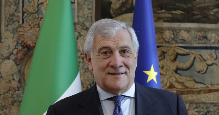 Il ministro degli Esteri Antonio Tajani alla Franesina, Roma, 28 Ottobre 2022. ANSA/GIUSEPPE LAMI/Giuseppe Lami