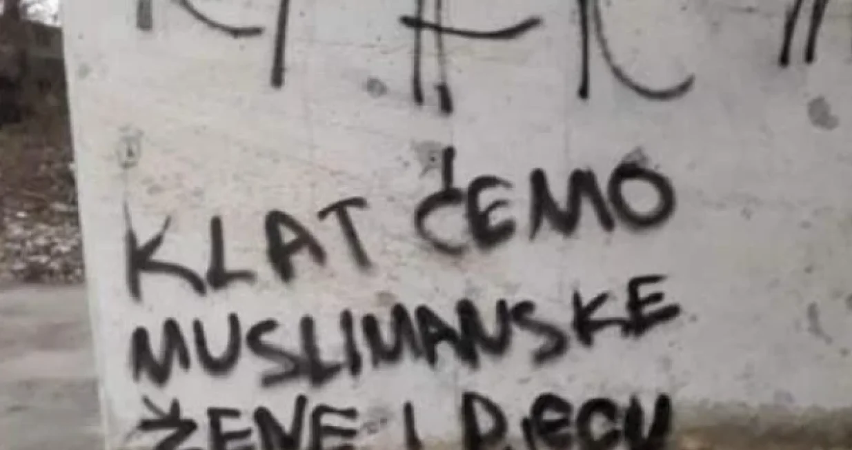 Uvredljivi grafiti u Čapljini/Bljesak.info/