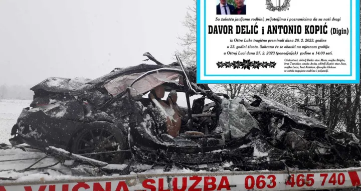 U stravičnom sudaru automobil u kojem su bili je potppuno uni&scaron;ten/