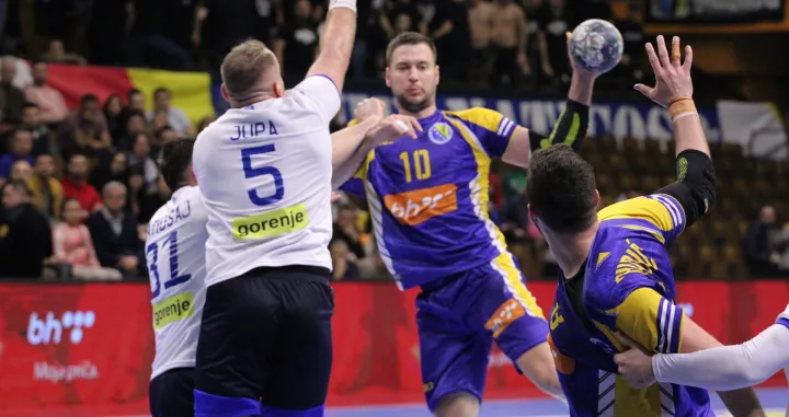 Bosna i Hercegovina - Kosovo, 12. mart 2023. godine - Mejdan, kvalifikacije za Euro u rukometu<br>Marko Panić 