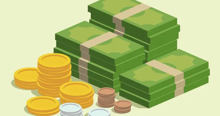 Novac &scaron;tednja ilustracija/