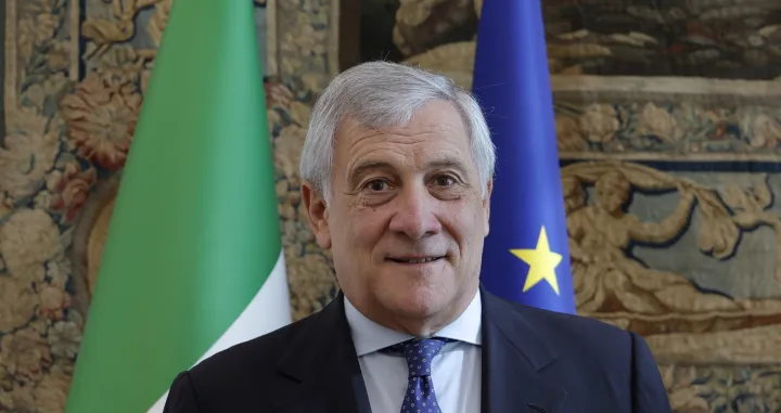 Il ministro degli Esteri Antonio Tajani alla Franesina, Roma, 28 Ottobre 2022. ANSA/GIUSEPPE LAMI/Giuseppe Lami