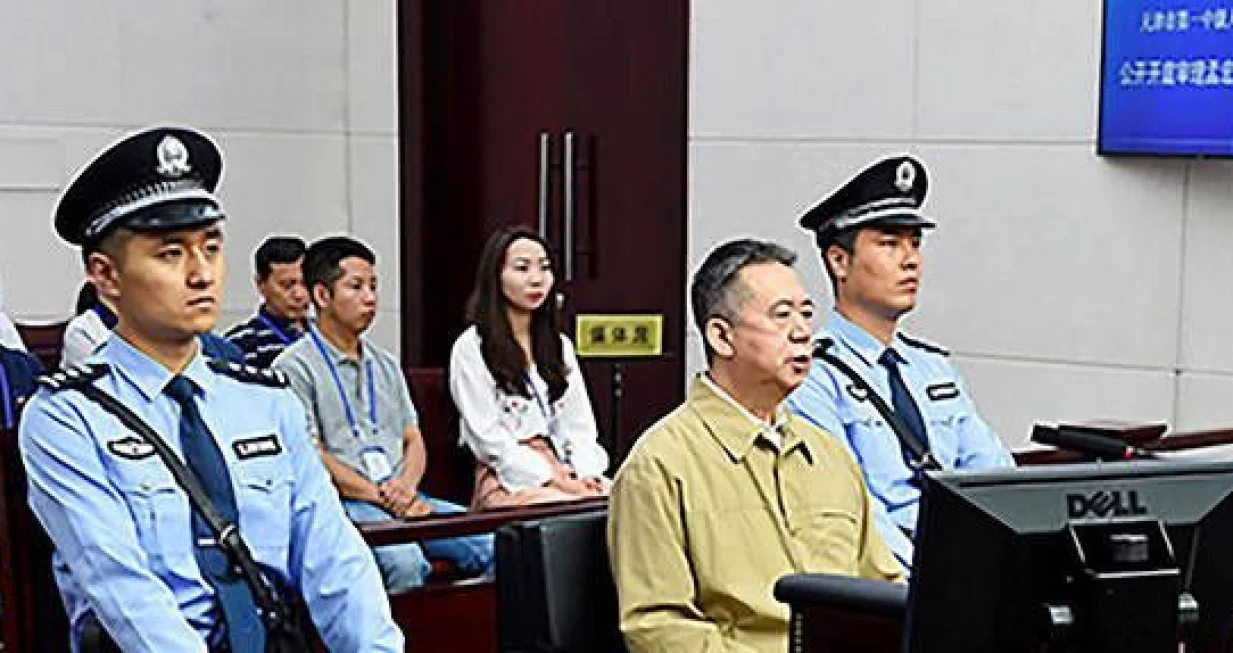 Meng Hongwei, direktor Interpola, na suđenju 2020./