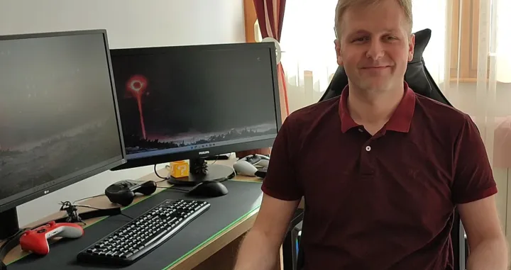 Dino Trnka, programer igre Lifespace Traveler s kojom je pobijedio na Game Development World Championship 2022 Foto: 