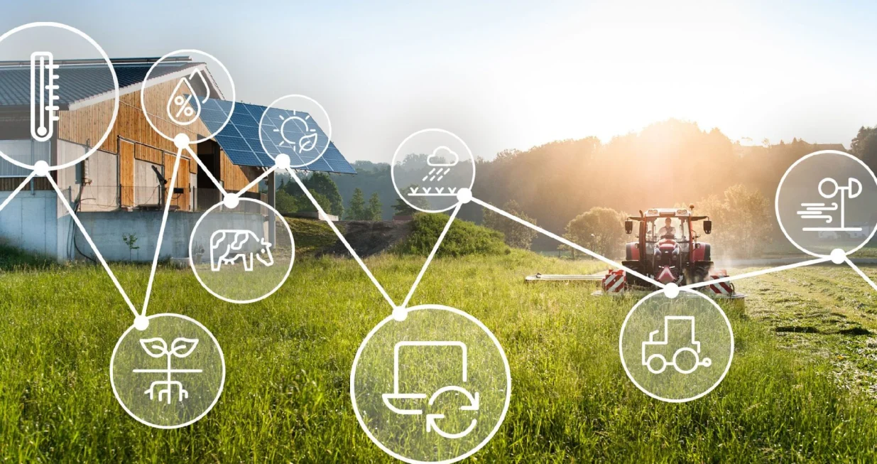 Digitalizacija poljoprivrede - ilustracija/