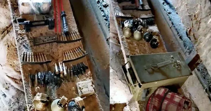 Arsenal oružja u kući koju je ubica koristio/ MUP Republike Srbije/