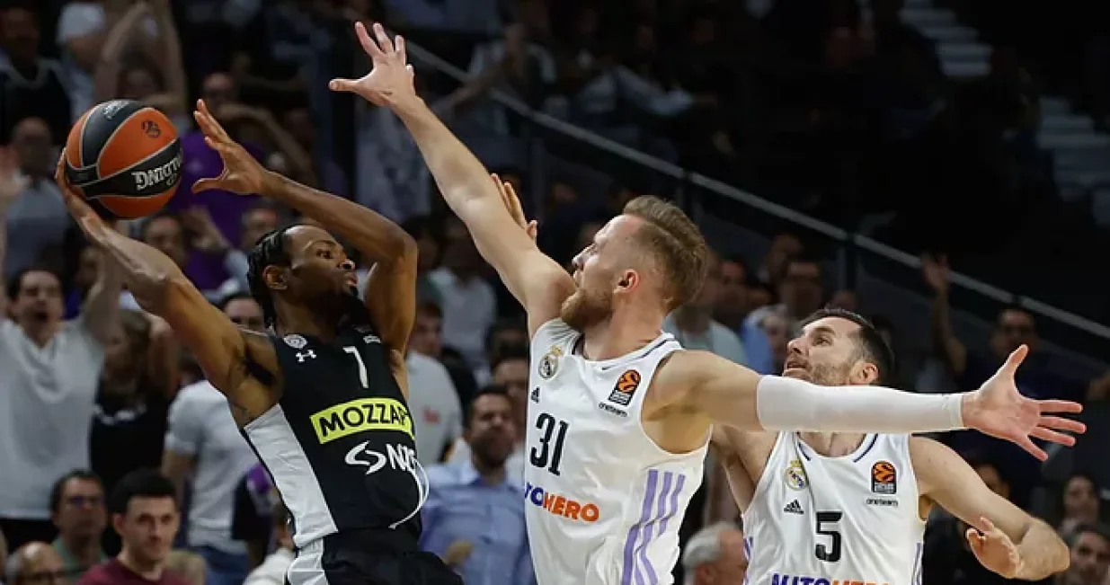 Kevin Punter<br>Džanana Musa<br>Rudy Fernandez<br>Real Madrid - Partizan