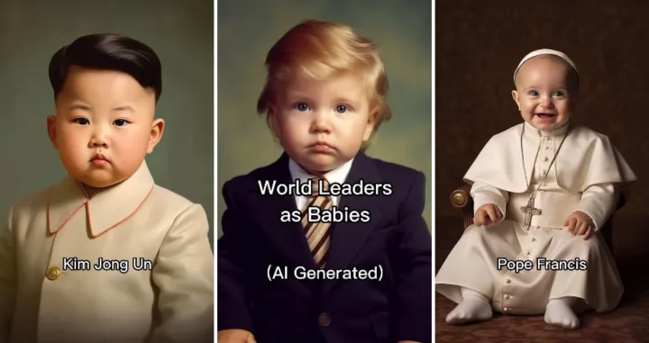 Svjetski lideri kao bebe/Screenshot/