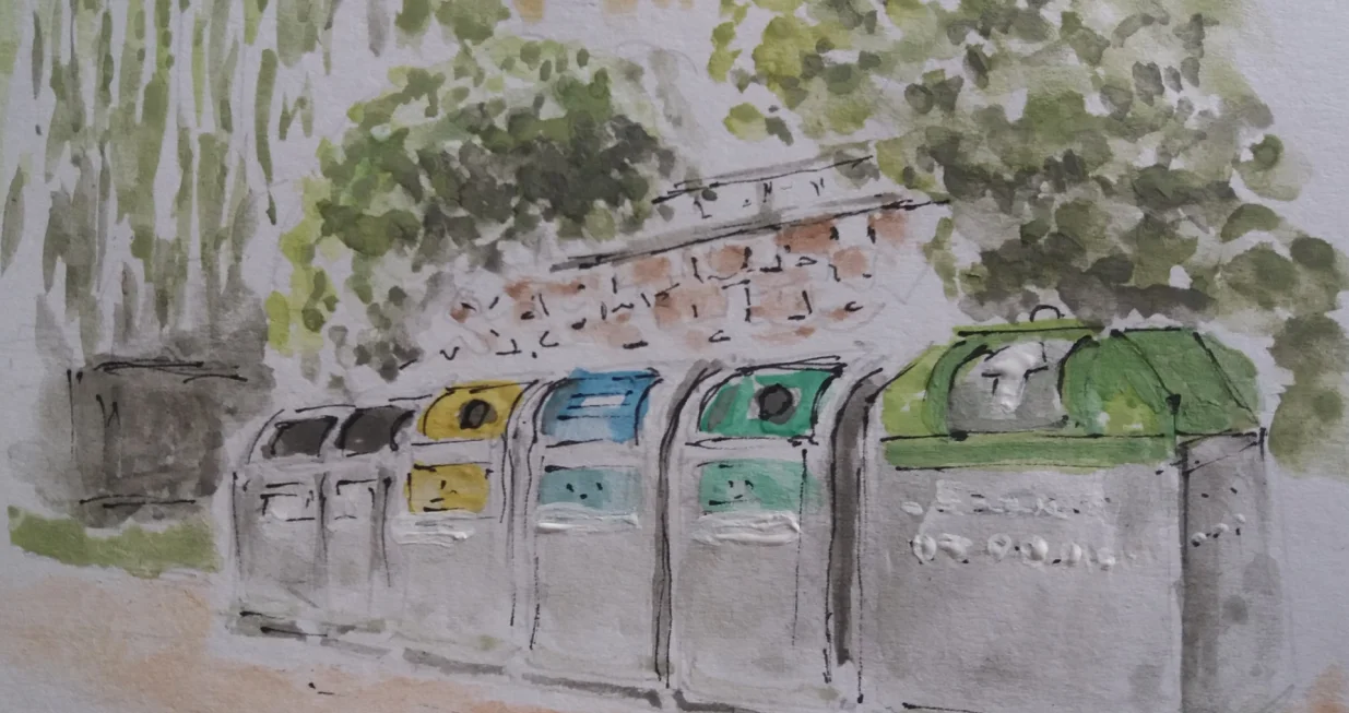 Kontejneri za elektronski otpad, staklo, papir, plastiku i ostali otpad/TATJANA NEIDHART/