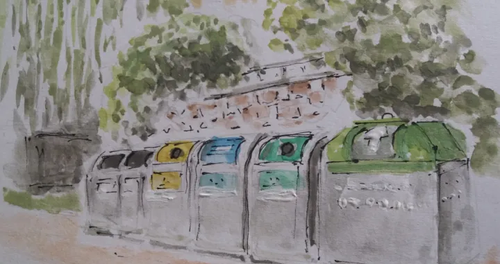 Kontejneri za elektronski otpad, staklo, papir, plastiku i ostali otpad/TATJANA NEIDHART/