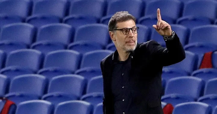 epa08775900 West Bromwich manager Slaven Bilic reacts during the English Premier League match between Brighton & Hove Albion and West Bromwich Albion in Brighton, Britain, 26 October 2020. EPA/ANDREW COULDRIDGE/POOL EDITORIAL USE ONLY. No use with unauthorized audio, video, data, fixture lists, club/league logos or 'live' services. Online in-match use limited to 120 images, no video emulation. No use in betting, games or single club/league/player publications.