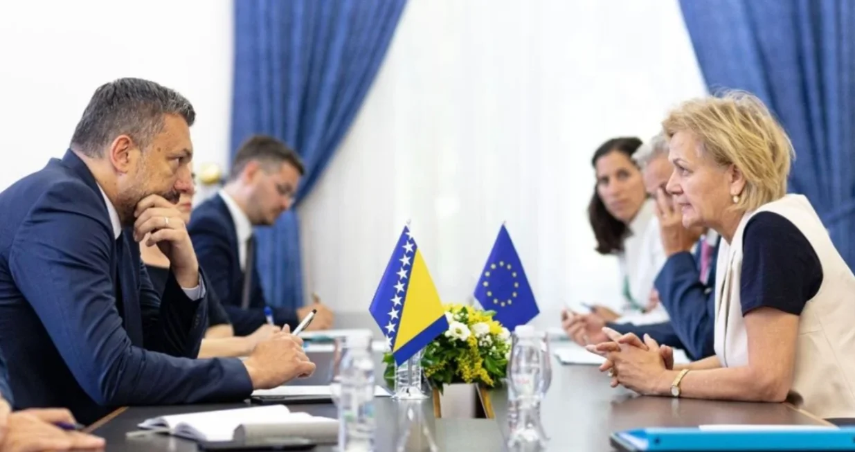 Elmedin Konaković i Angelina Eichhorst sastanak/MVP BiH/