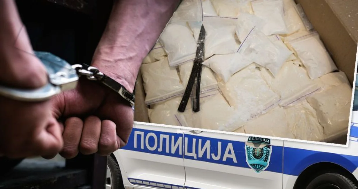 kokain, policija, hapšenje/