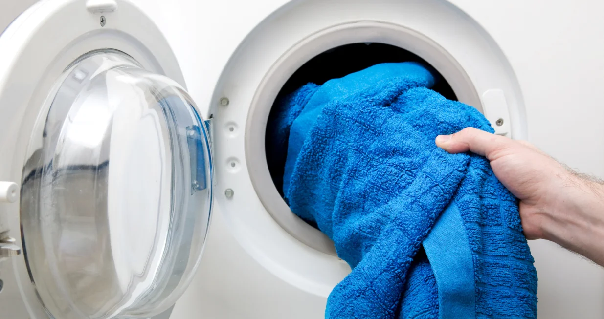 Washing clothes in a front loading washer/