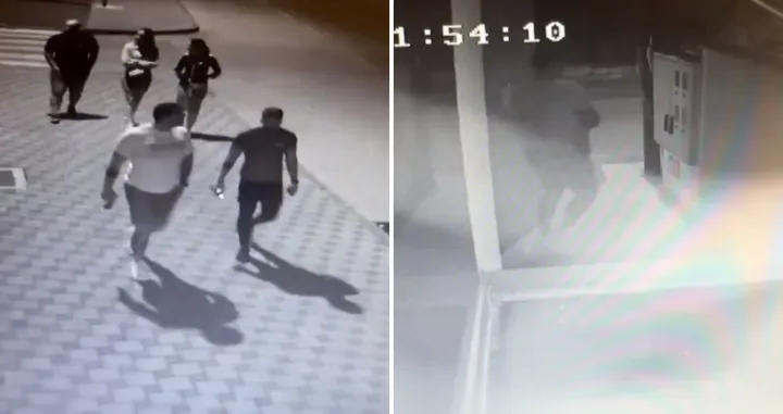 Snimak muškarca koji je urinirao po dvorištu džamije/Screenshot/