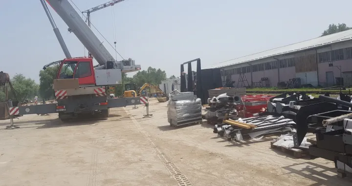 Luka Brčko nova dizalica dijelovi/