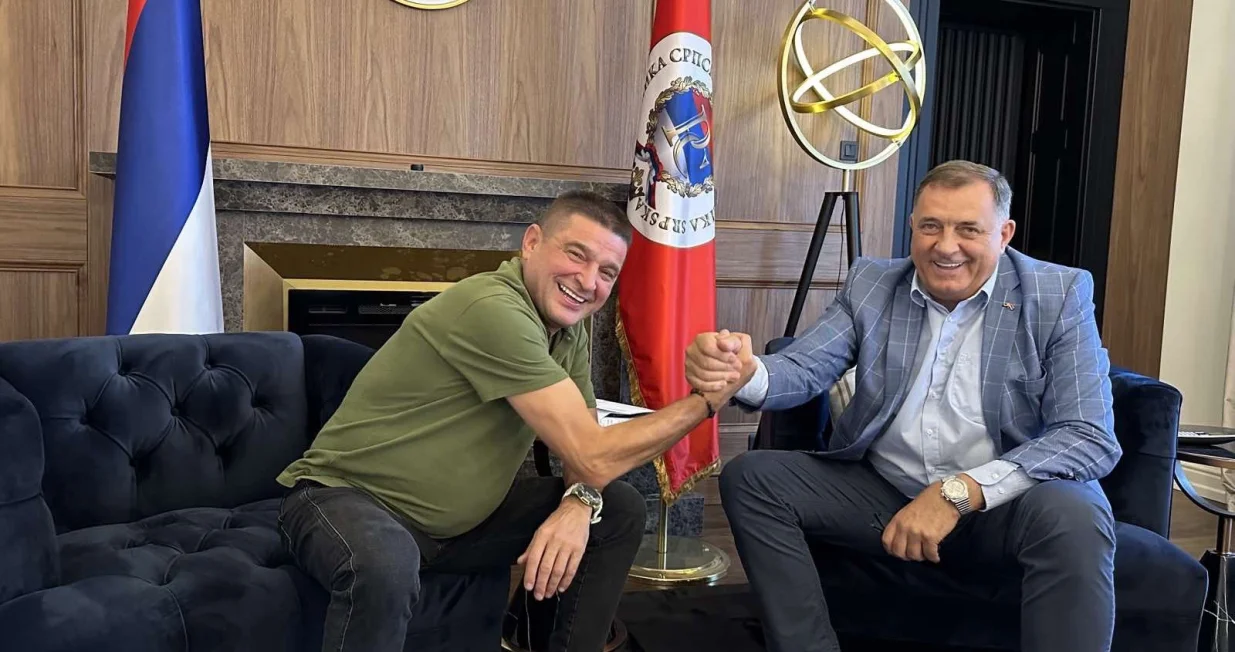 Milorad Dodik i Baja Mali Knindža/X/