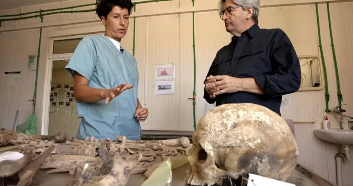 Dragana Vučetić sa novinarom BBC-ja/BBC/