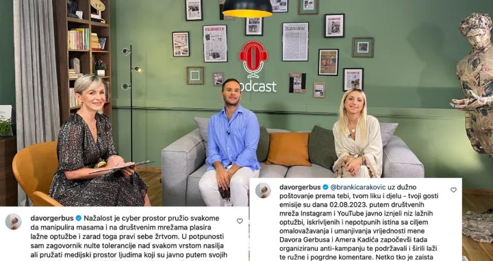 Davor Gerbus iznio optužbe/ Instagram/