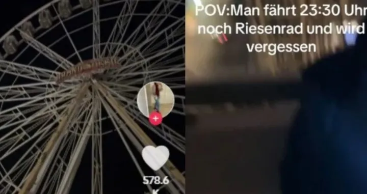 Mladići ostali zarobljeni na visini od 50 metara/Tiktok/tim.buegge04