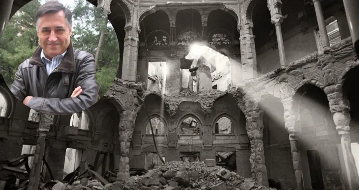 Njegova najpoznatija fotografija sarajevske Vijećnice/ Facebook/