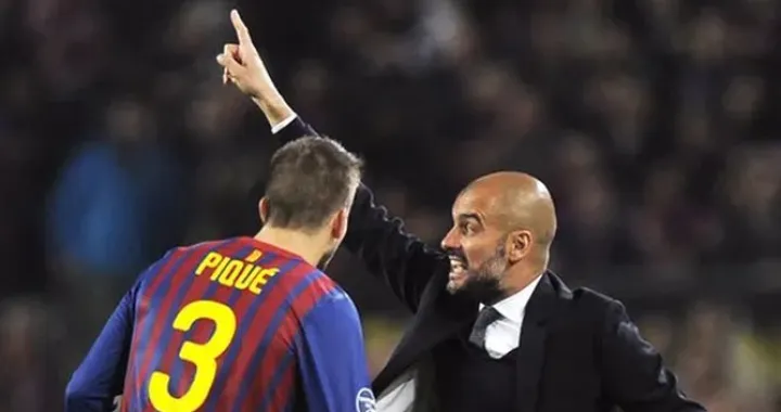 Gerard Pique<br>Pep Guardiola