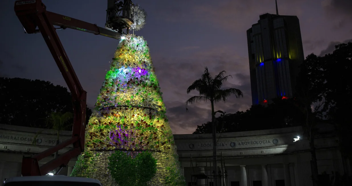 jelka od plastičnih flaša /ANADOLIJA/�