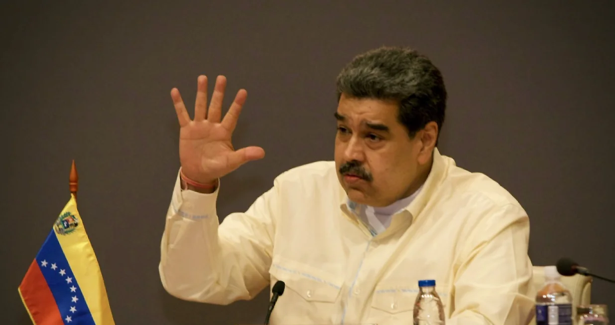 epa10366605 A handout photo made available by the Cuban Presidency shows the President of Venezuela, Nicolas Maduro, during the ALBA Summit, in Havana, Cuba, 14 December 2022. The countries of the Bolivarian Alliance for the Peoples of Our America (ALBA) joined ranks to denounce the 'interference' and 'campaigns' to destabilize the leftist governments in the region. EPA/Cuban Presidency HANDOUT HANDOUT/ EDITORIAL USE ONLY/ONLY AVAILABLE TO ILLUSTRATE THE ACCOMPANYING NEWS (MANDATORY CREDIT) HANDOUT EDITORIAL USE ONLY/NO SALES/Cuban Presidency Handout