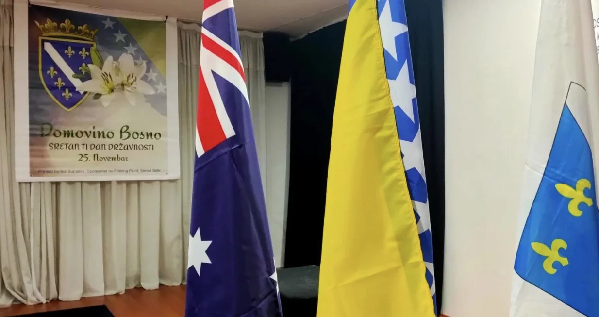 Zastava: Australija i Bosna i Hercegovina (BiH), Dan državnosti BiH u Sydneyu (Australija), BKC Leppington/Facebook