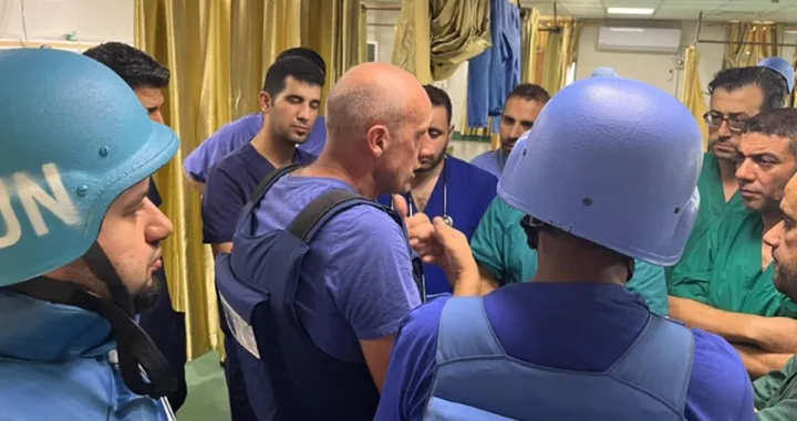 Tim WHO/UN-a u najvećoj bolnici u Gazi/WHO/