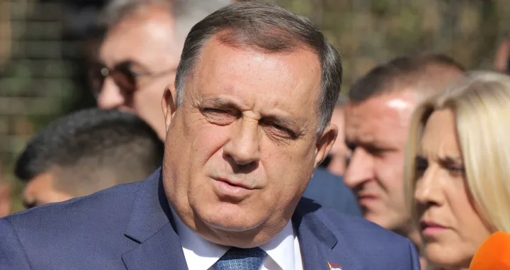 Obraćanje Predsjednika RS-a Milorada Dodika nakon roči&scaron;ta u Sudu Bih/Senad Gubelić