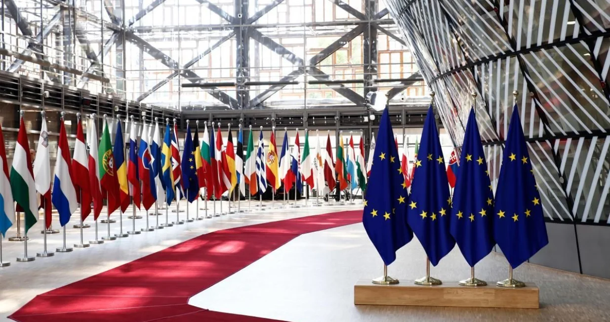 Unutra&scaron;njost centralne zgrade Europske komisije u Bruxellesu/