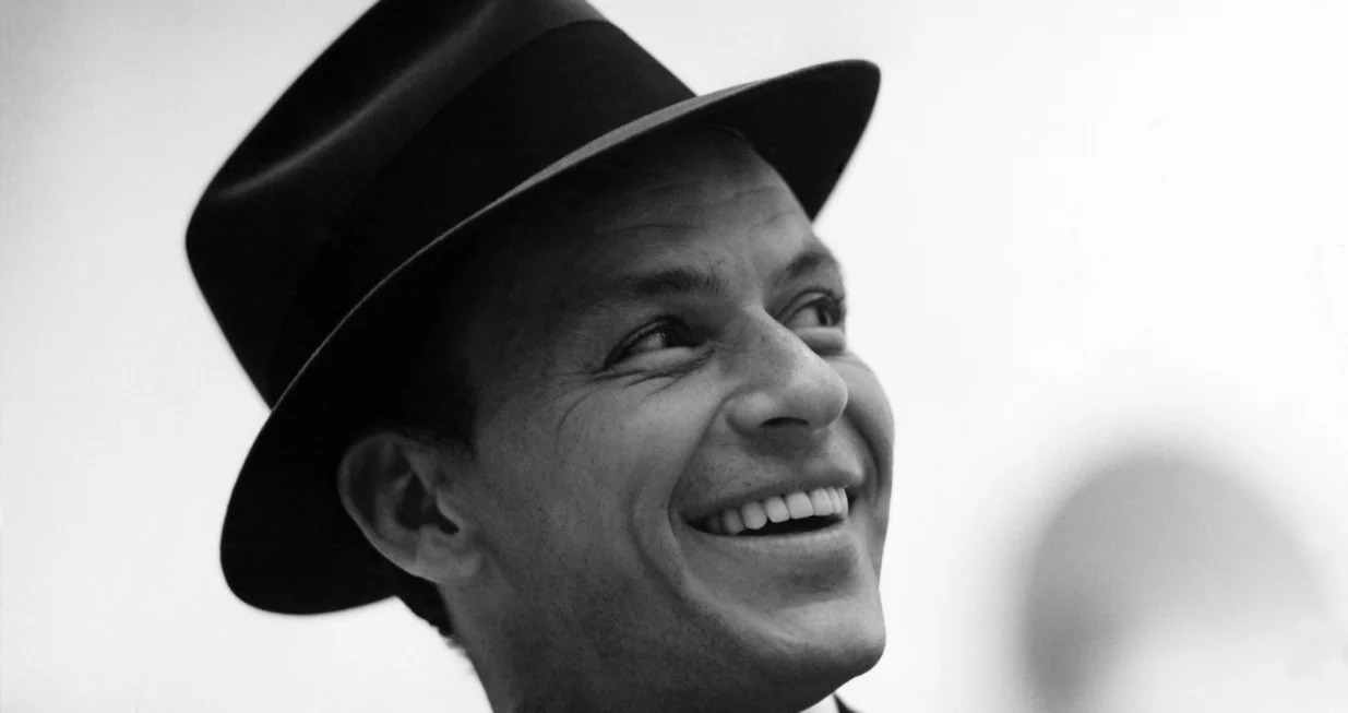 Sinatra, Frank, NYC, New York, 1956<br>CODE: FRS07<br><br>11X14 Open Edition: $1,400 <br>16X20 Limited Edition of 50: $3,000<br>20X24 Limited Edition of 50: $4,500 <br>32X40 Limited Edition of 10: $7,500/Herman Leonard