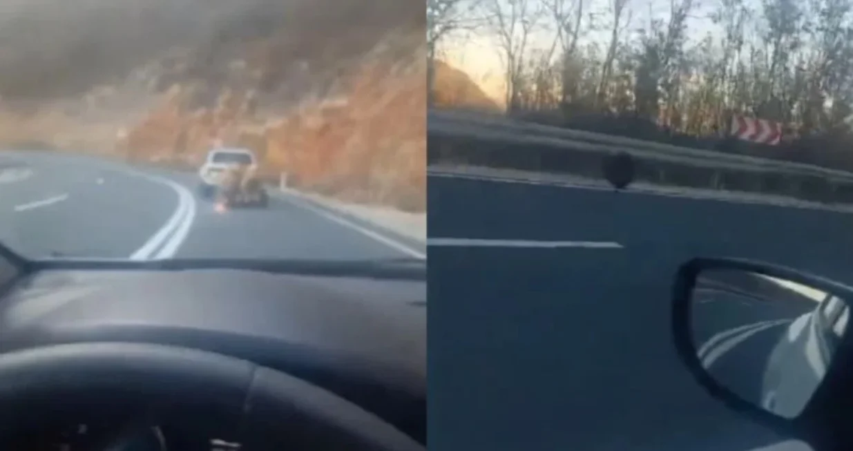 Vozio kilometrima bez jednog točka/X/@bljesak