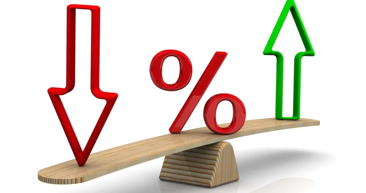 kamatne stope ilustracija/