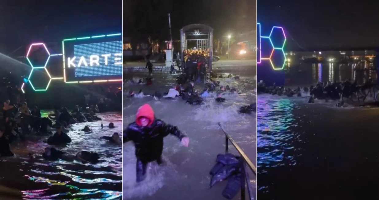 Potonuo splav "Kartel" u Novom Beogradu (Novi Beograd, Srbija)/Instagram